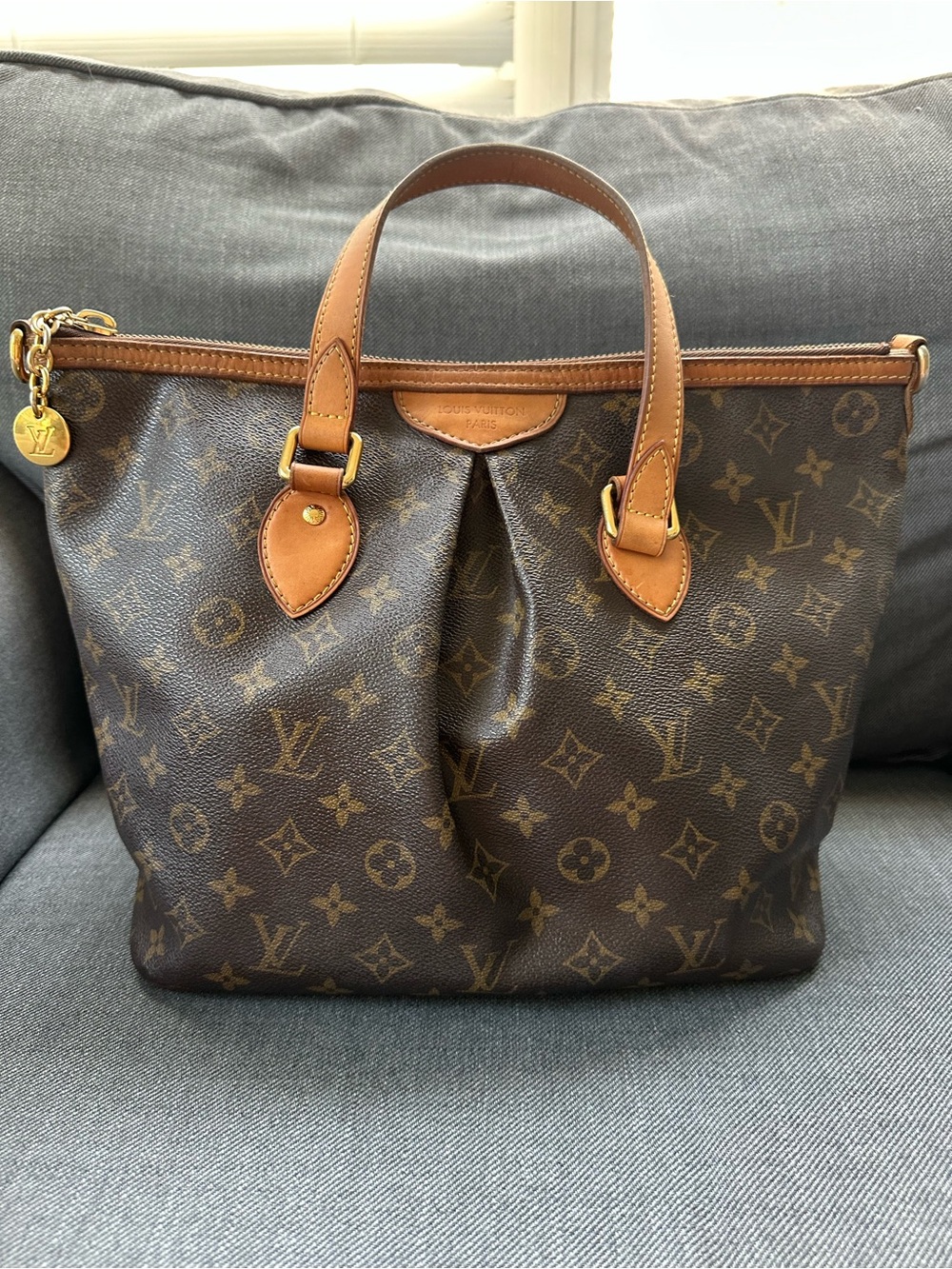 Louis Vuitton Monogram Palermo PM Shoulder Bag – Preowned – Authentic – No Stra